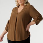 Proudly designed and made in Australia, and available in inclusive sizes 8–24, the Terry Shirt is your go-to for polished, breathable style that works as hard as you do.