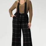 Thom Tie-Neck Top in Coffee