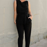 Tobie Pant in Black
