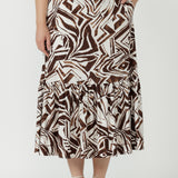 Tova Skirt in Espresso Form