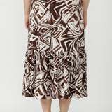 Tova Skirt in Espresso Form