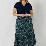 Tova Skirt in Jade Stone