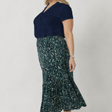 Tova Skirt in Jade Stone