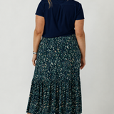 Tova Skirt in Jade Stone