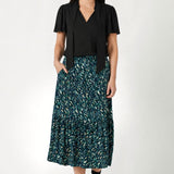 Tova Skirt in Jade Stone