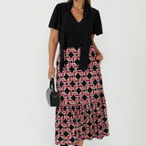 Tova Skirt in Ruby Connection