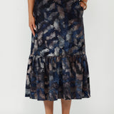Tova Skirt in Smokey Feathers