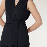 Vienna Vest in Black