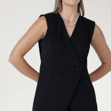 Vienna Vest in Black