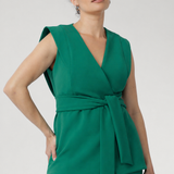 Vienna Vest in Jade