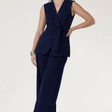 Vienna Vest in Navy