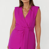 Vienna Vest in Pink
