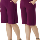 Bermuda Short in Magenta