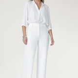 Wide Leg Pant in Ivory