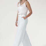 Wide Leg Pant in Ivory
