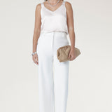 Wide Leg Pant in Ivory