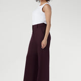 Wide Leg Pant in Wine