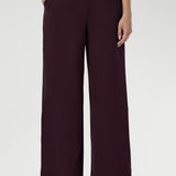 Wide Leg Pant in Wine