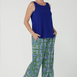 Harlee Reversible Cami in Cobalt Bamboo