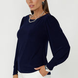 Zara Top in Navy