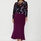 Asher Skirt in Magenta