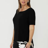 Ziggy Top in Black