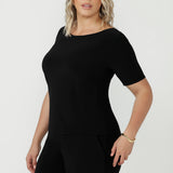 Ziggy Top in Black