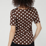 Ziggy Top in Choc Spot