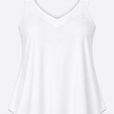 Zero Waste - Cami Top in White Bamboo
