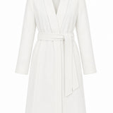 Zero Waste - Sorel Petite Trench Coat in Ivory