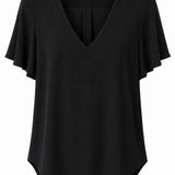 Designer Archive - Lila Top in Black Bamboo