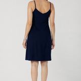 Myah Reversible Mini Slip in Navy