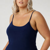 Myah Reversible Mini Slip in Navy